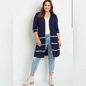 Maurices Deep Blue Cardigan